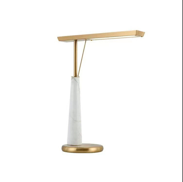 Modern Marble and Brass Table Lamp