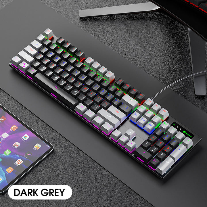 Ergonomic RGB Mechanical Gaming Keyboard Bowlift