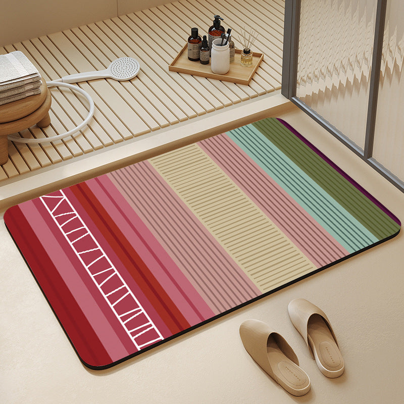 Geometric Patterned Area Rug Bowlift