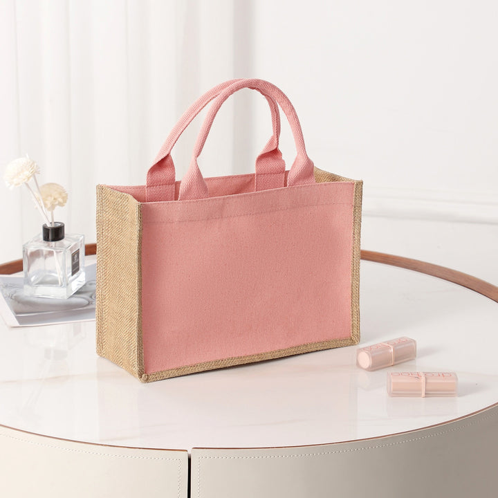 Spacious jute bag with reinforced handles Bowlift