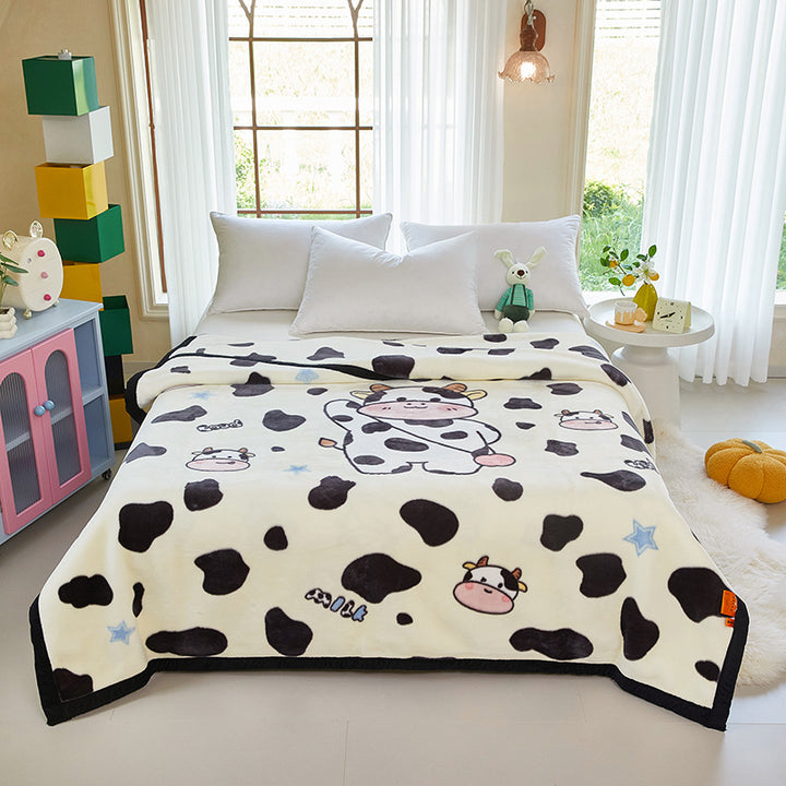 Decorative Fleece Throw Blanket Bowlift