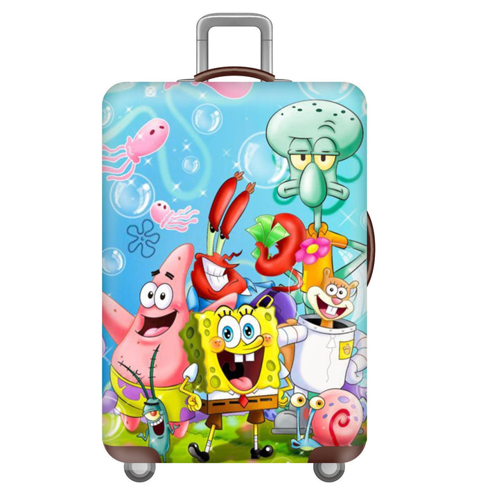 Unisex hard shell suitcase with colorful cartoon design Bowlift
