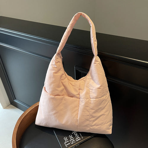 Cozy Quilted Shoulder Bag Bowlift