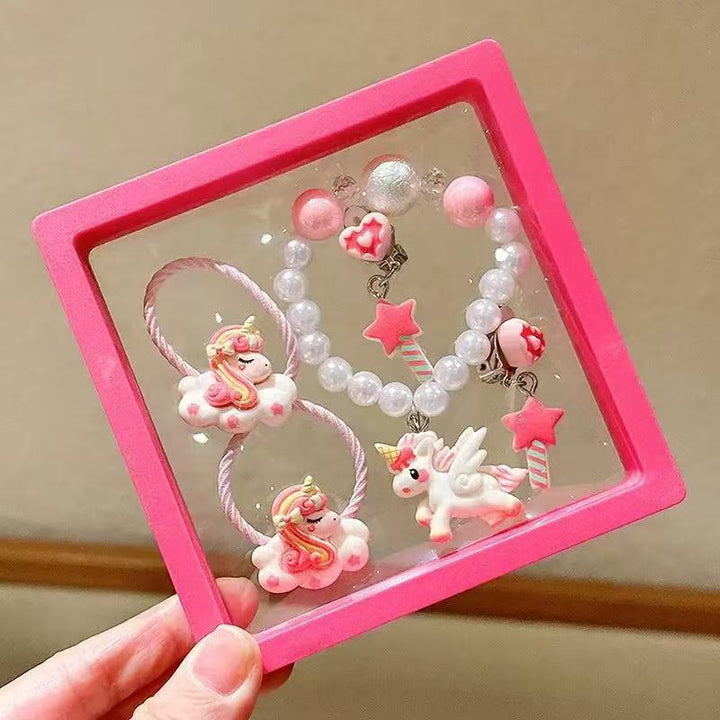 Whimsical Unicorn Charm Bracelet Set Bowlift