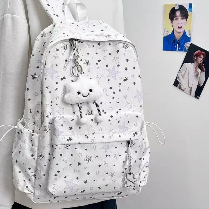 Star-Patterned Backpack Bowlift