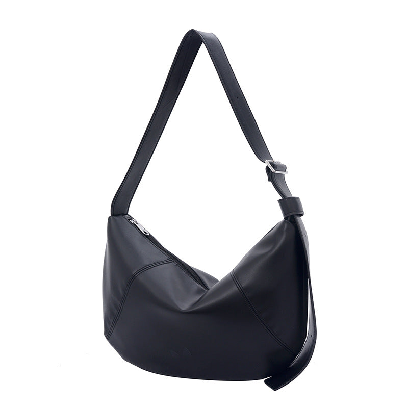 Fashionable shoulder bag with adjustable shoulder strap and sturdy zipper Bowlift