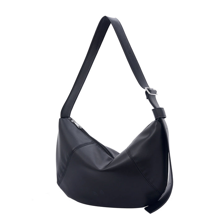 Fashionable shoulder bag with adjustable shoulder strap and sturdy zipper Bowlift