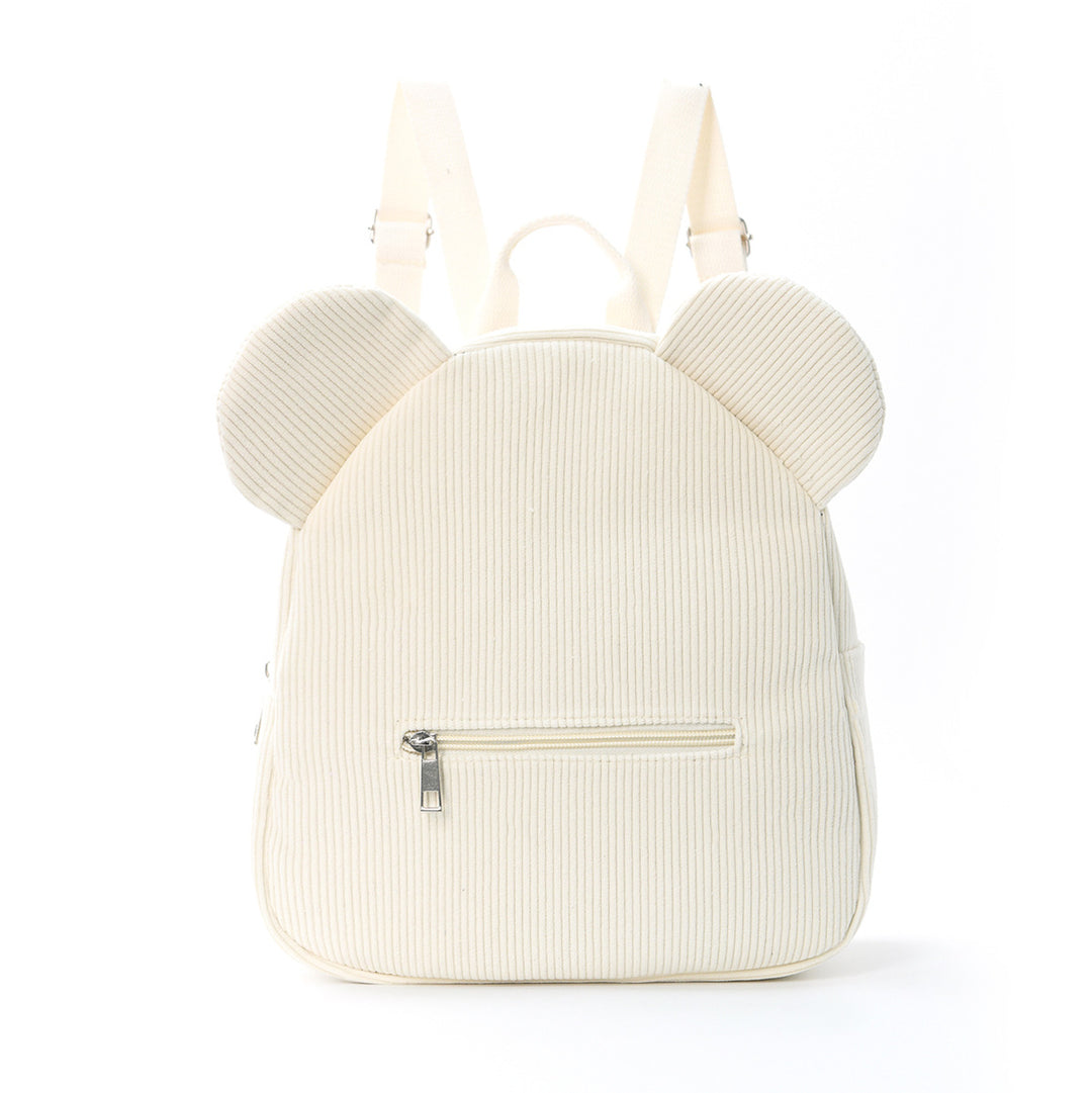 Plush Backpack with Animal Ears Bowlift