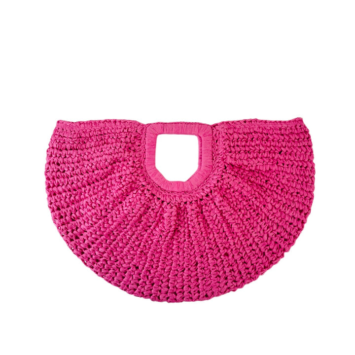 Handcrafted Ribbed Structure Beach Bag Bowlift