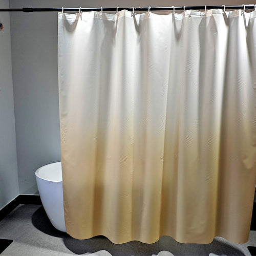 Elegant Textured Shower Curtain Bowlift