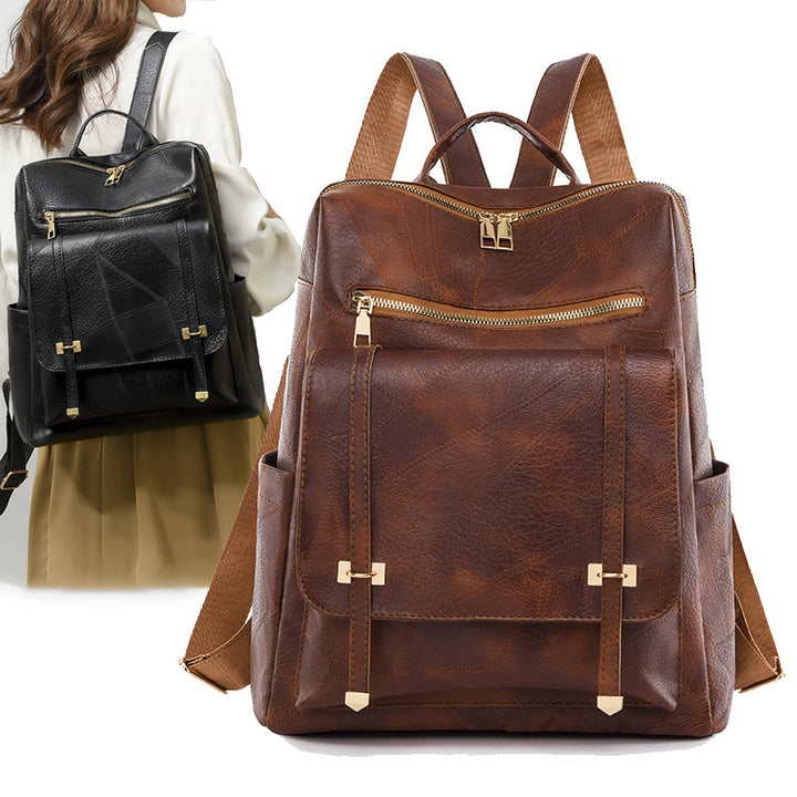 Leather Backpack Bowlift