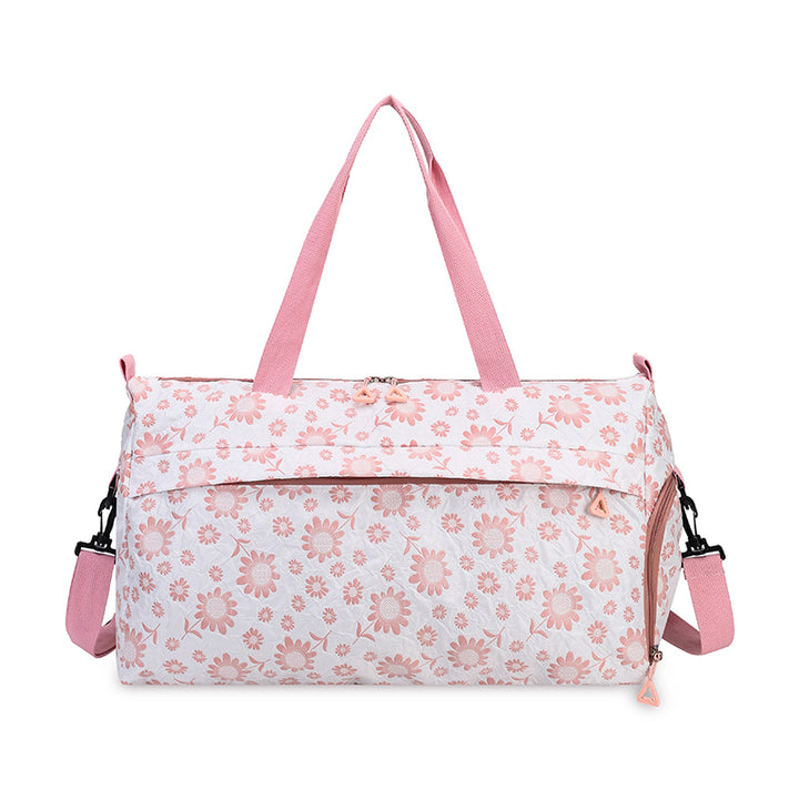 Floral Patterned Travel Duffle Bag Bowlift
