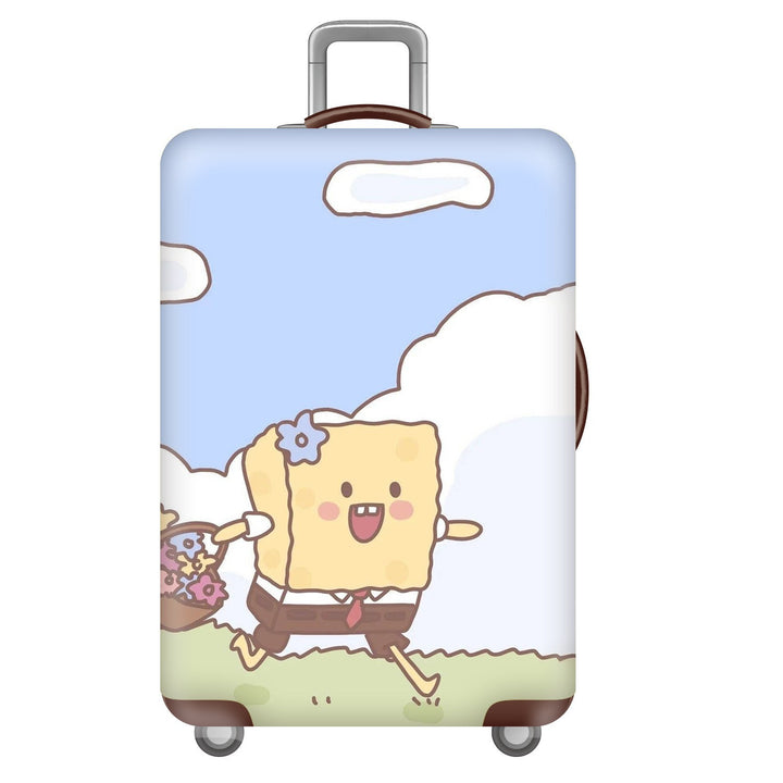 Unisex hard shell suitcase with colorful cartoon design Bowlift