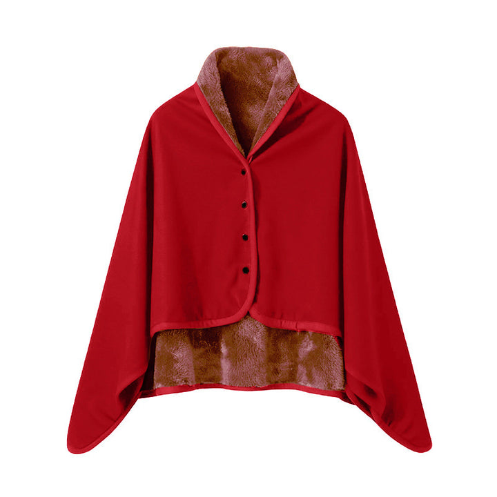 Ladies Elegant Snuggle Blanket with Collar Bowlift