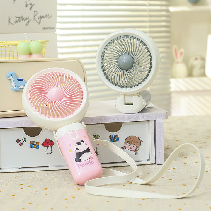 Portable USB Hand Fan with Cute Panda Design Bowlift