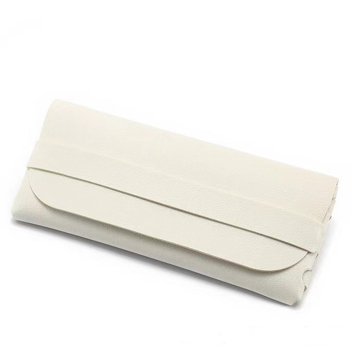 Soft Leatherette Sunglasses Roll-Up Pouch Bowlift