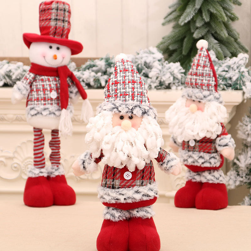 Plush Holiday Santa Figurine Bowlift