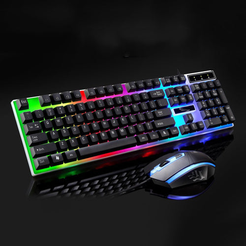 RGB Gaming Keyboard and High-Precision Mouse Set Bowlift