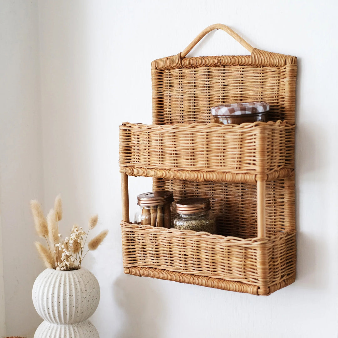 Multi-Tiered Woven Storage Organizer Bowlift