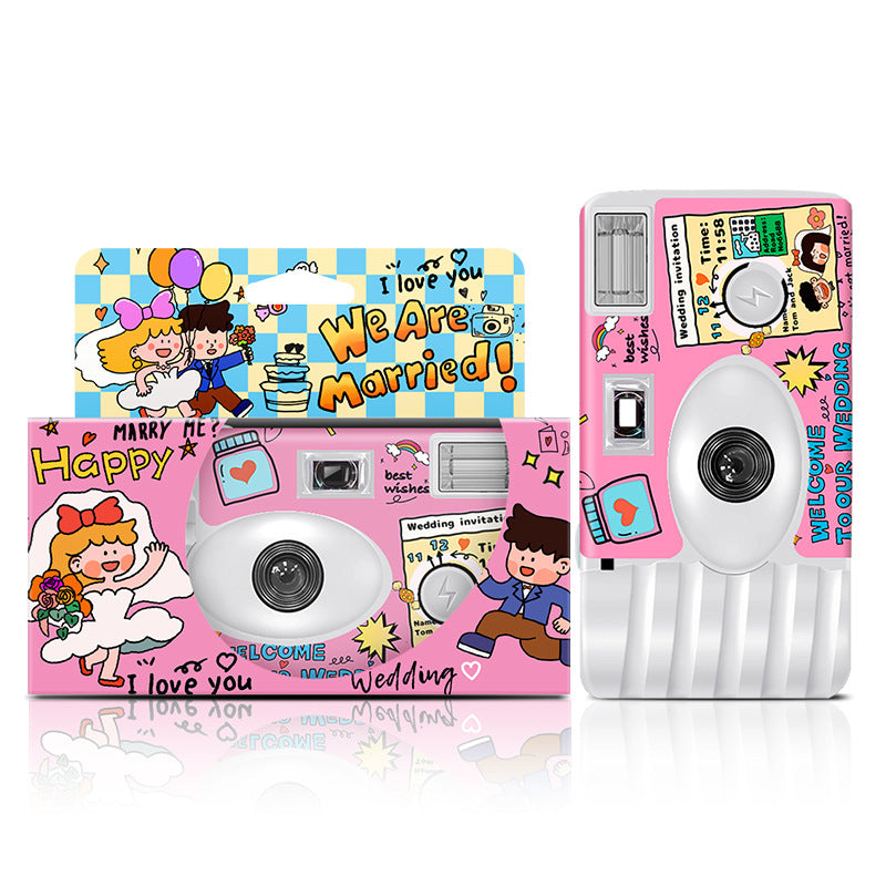 Wedding-Themed Disposable Film Camera Bowlift