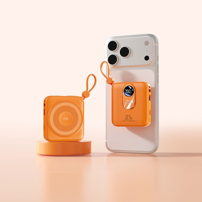 Powerbank with wireless charging function and digital smart display Bowlift