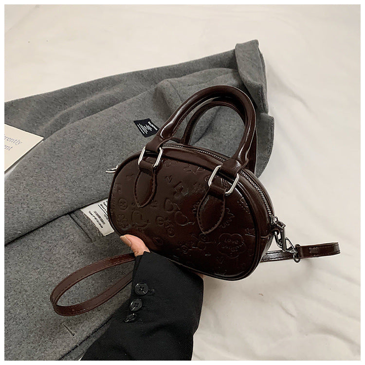 Chic Embossed Handbag Bowlift