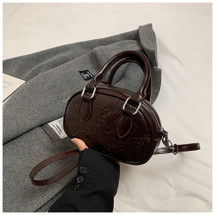 Chic Embossed Handbag Bowlift