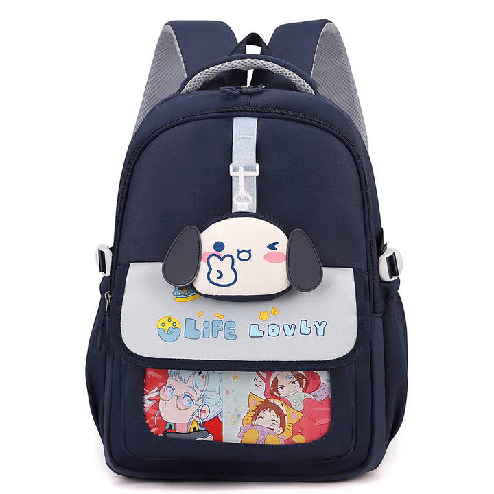 Cartoon-Themed School Backpack Bowlift