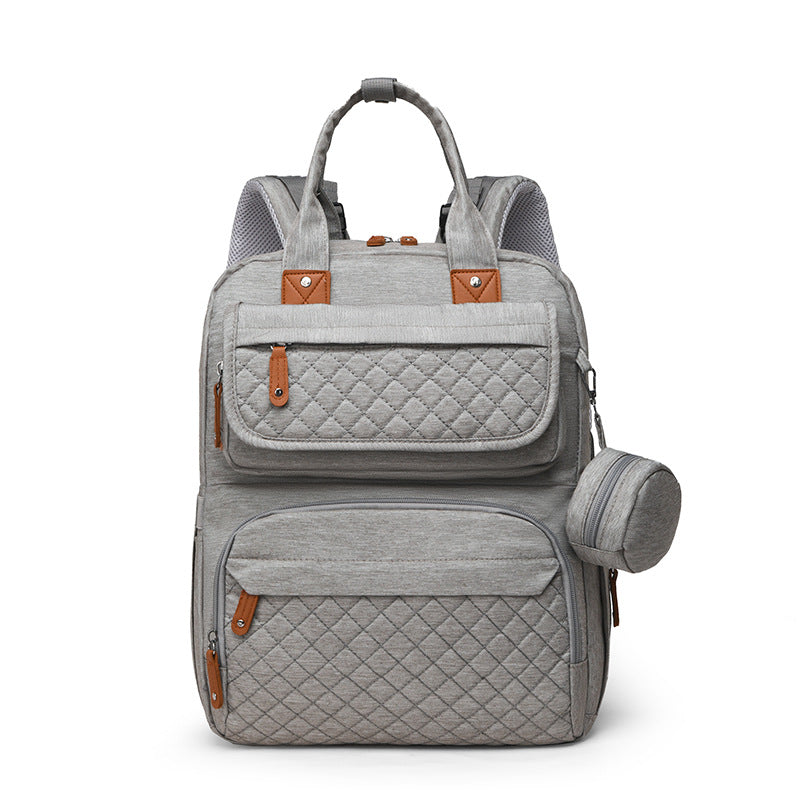 Multi-Purpose Quilted Travel Backpack Bowlift