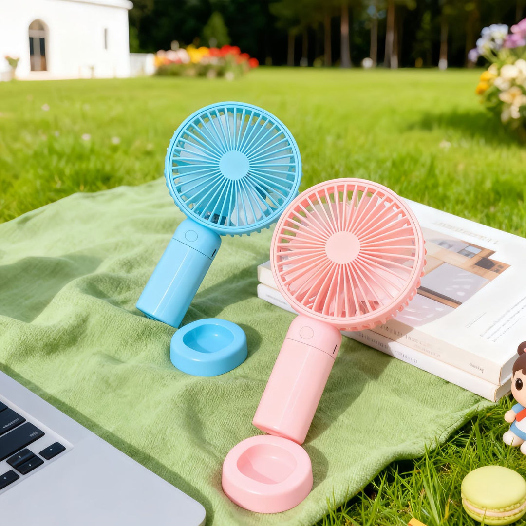 Women's Portable Table Fan with Flexible Head and USB Connection Bowlift