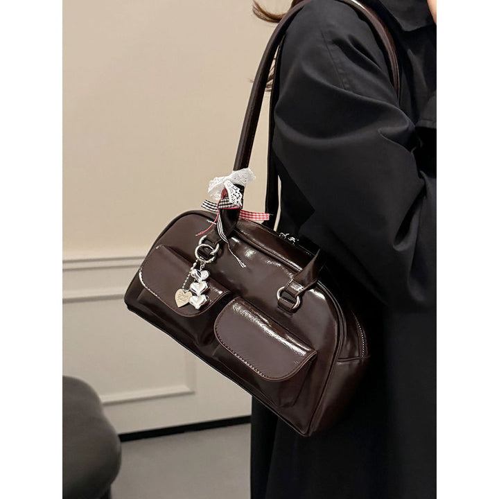 Chic Dual-Pocket Handbag Bowlift