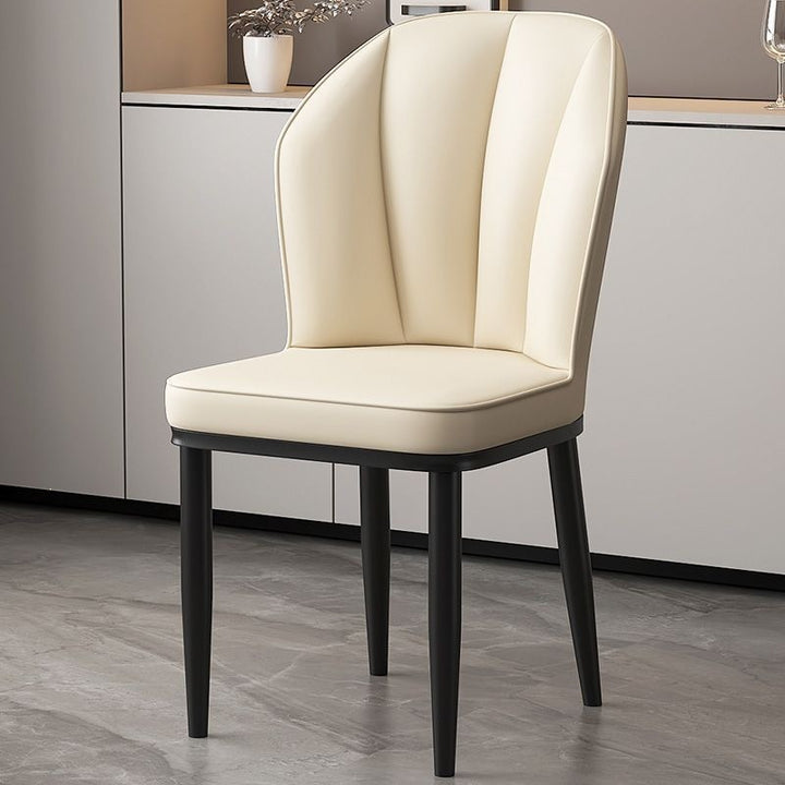 Contemporary High-Back Dining Chair Bowlift