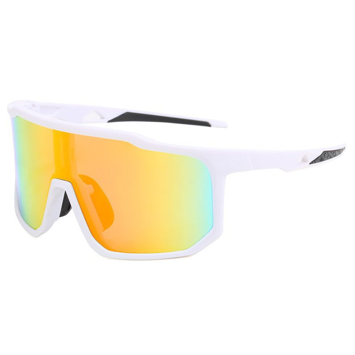 Ladies sporty racing sunglasses with wide field of view and modern mirrored lenses Bowlift