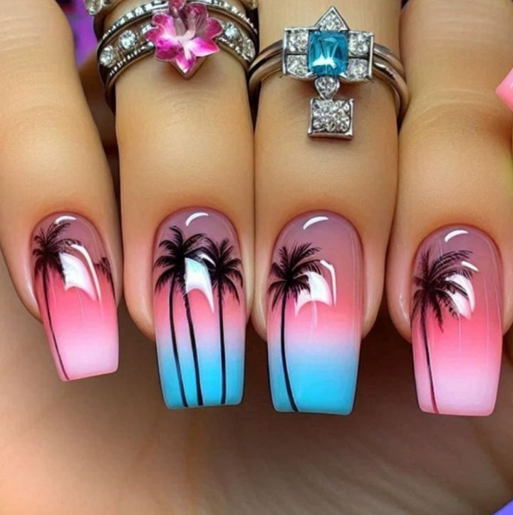Floral Gradient Nail Art Kit Bowlift