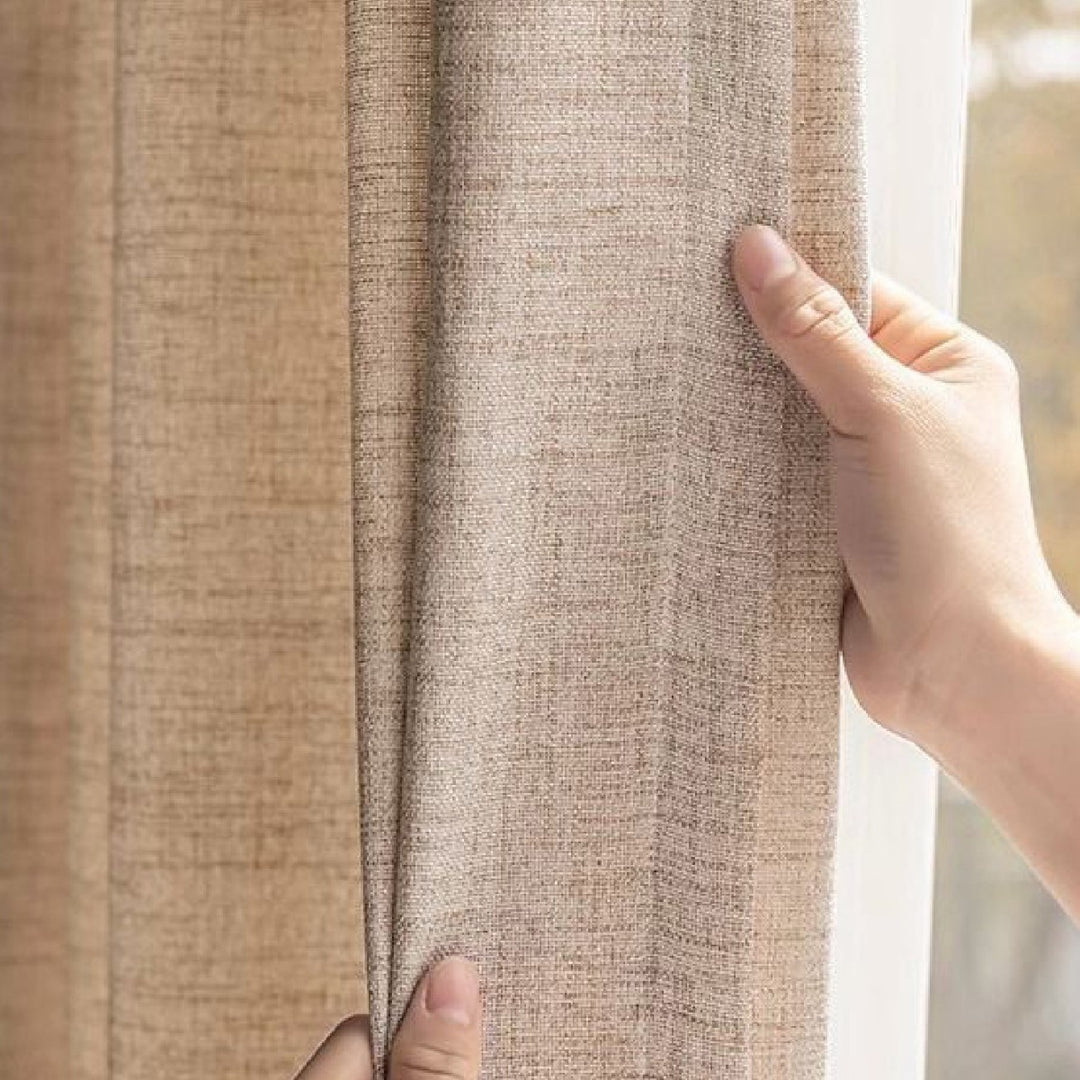 Sheer Linen Window Curtains Bowlift