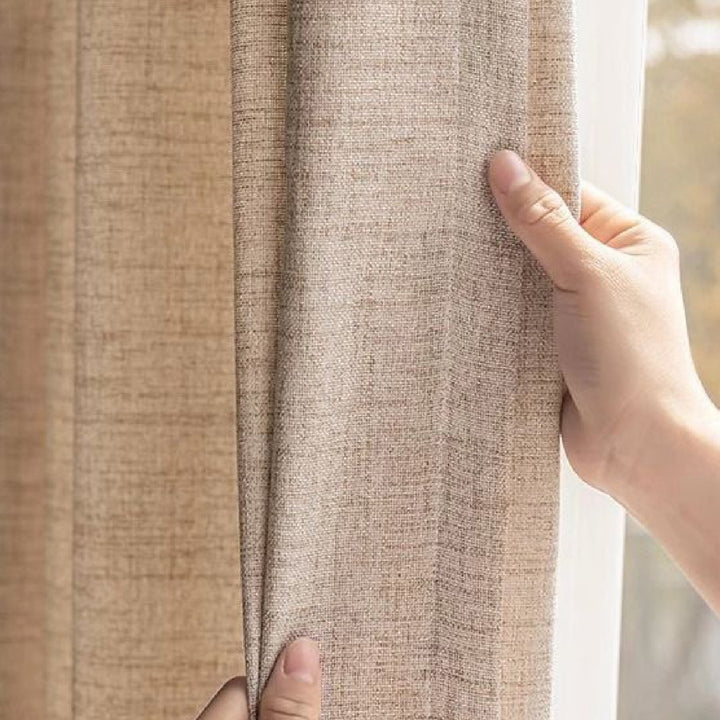 Sheer Linen Window Curtains Bowlift