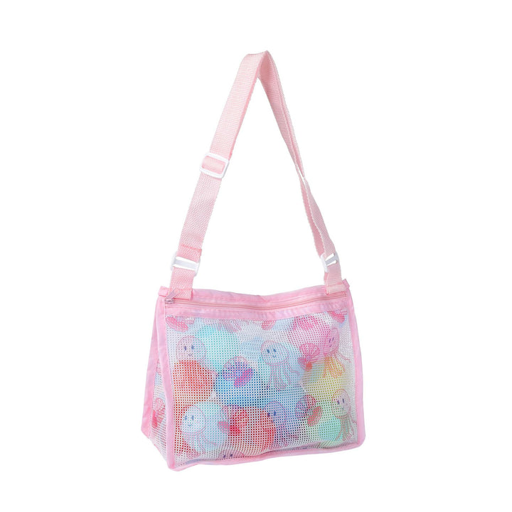 Practical Beach Bag Made of Mesh Material Bowlift