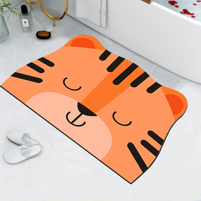 Cute Cat Design Bath Mat Bowlift