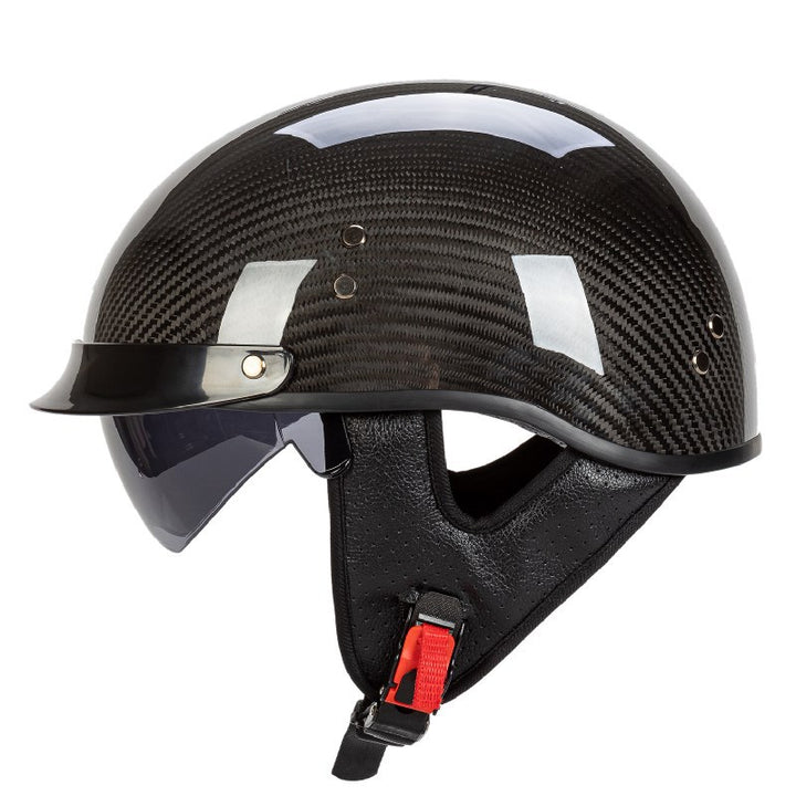 Graphic Safety Skull Design Motorcycle Helmet Bowlift