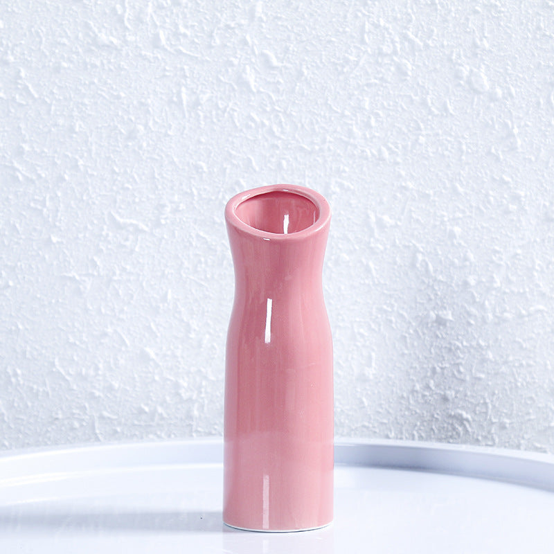 Modern Sleek Ceramic Vase Bowlift