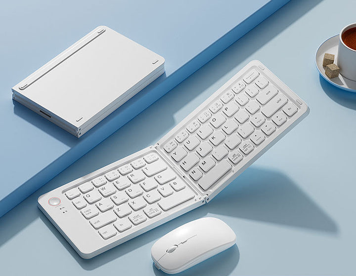 Foldable Bluetooth Keyboard and Mouse Combo Bowlift