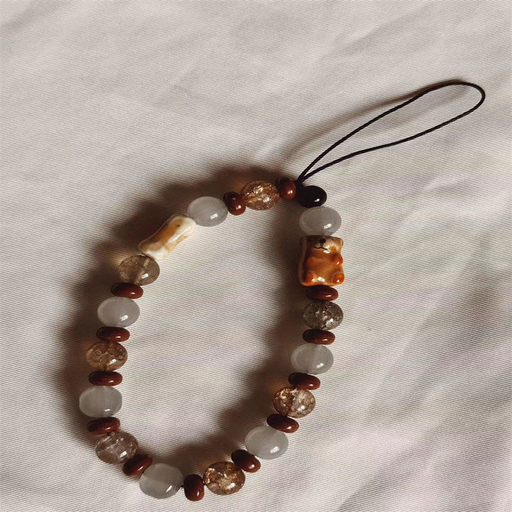 Decorative Animal-Inspired Charm Keychain Bowlift