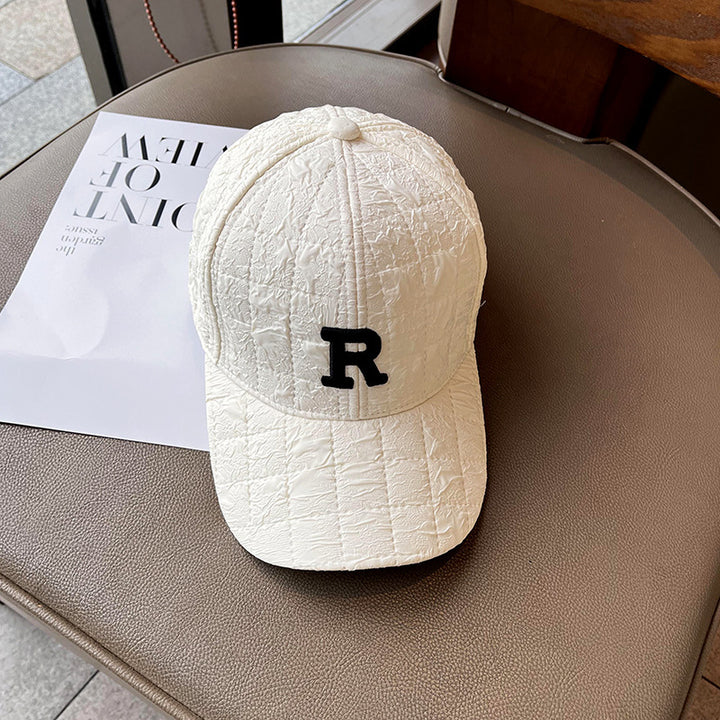 Women's Contemporary Textured Design Baseball Cap Bowlift