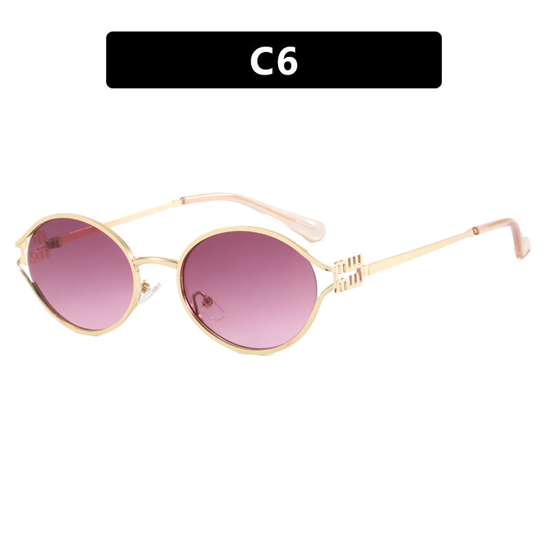 Ladies elegant oval sunglasses Bowlift