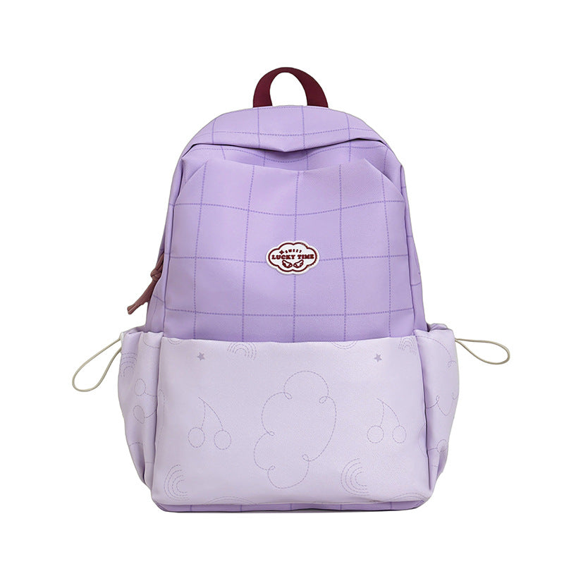 Playful Patterned School Backpack Bowlift