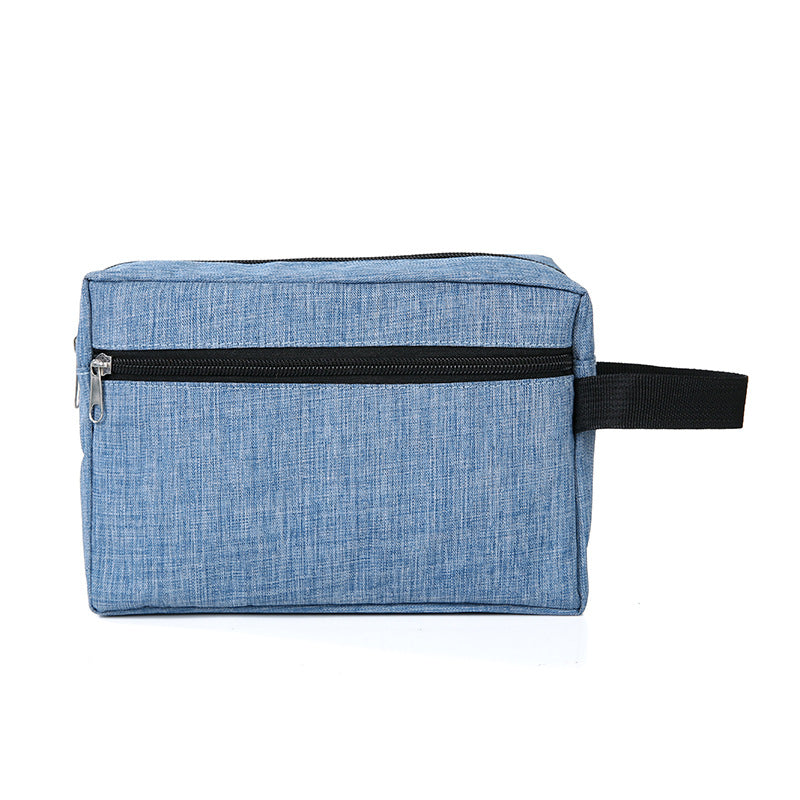 Practical cosmetic bag with two zippers Bowlift