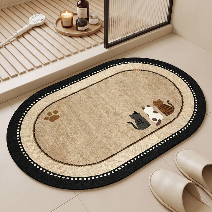 Cartoon-Themed Non-Slip Bath Mat Bowlift