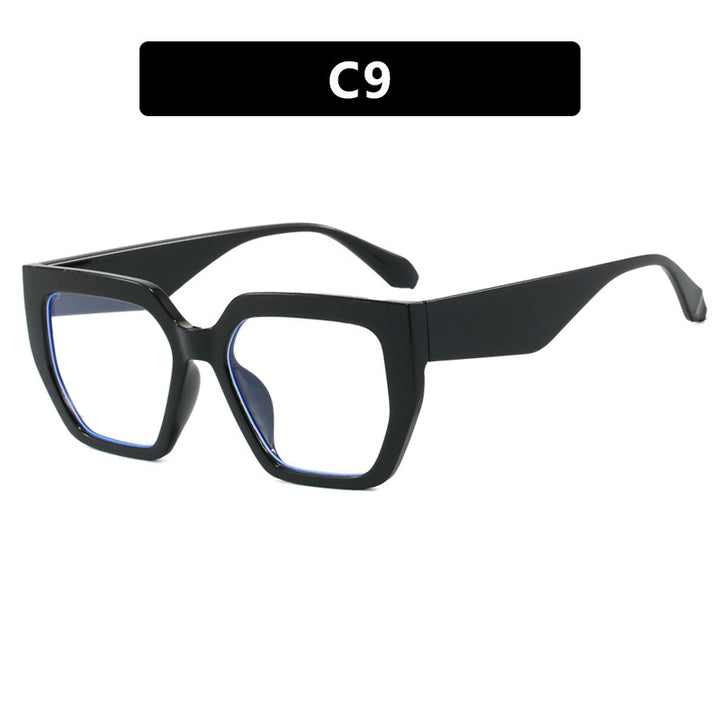 Women's geometric glasses in stylish tortoiseshell pattern Bowlift