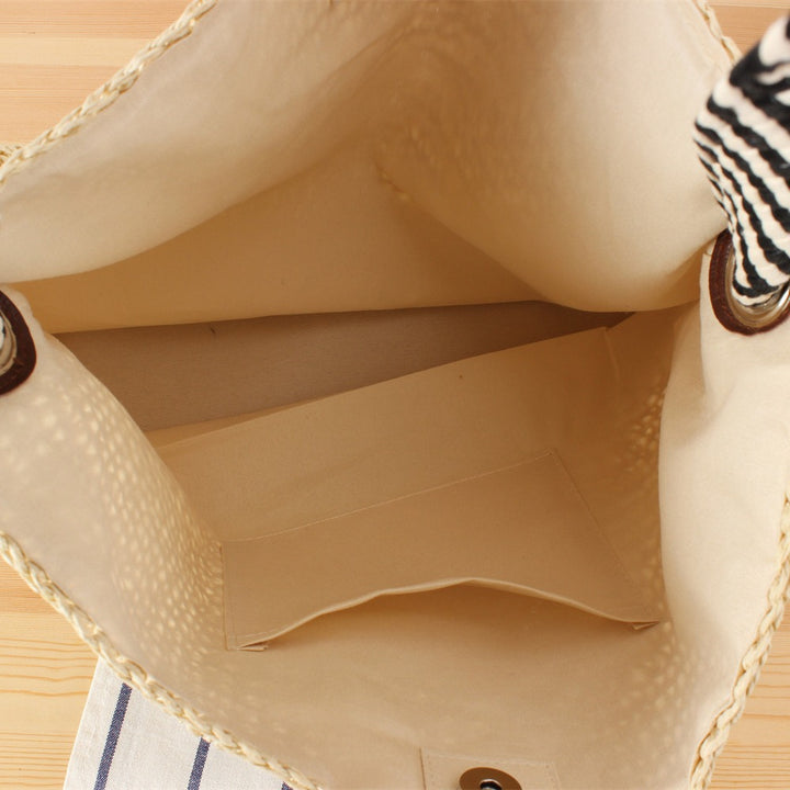 Elegant Beach Bag in Handmade Design Bowlift