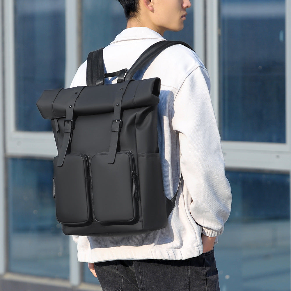 Roll-Top Waterproof Backpack Bowlift